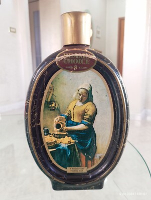 Vermeer EMPTY 1972 Beam's Choice Whiskey Milk Serving Bottle Paint