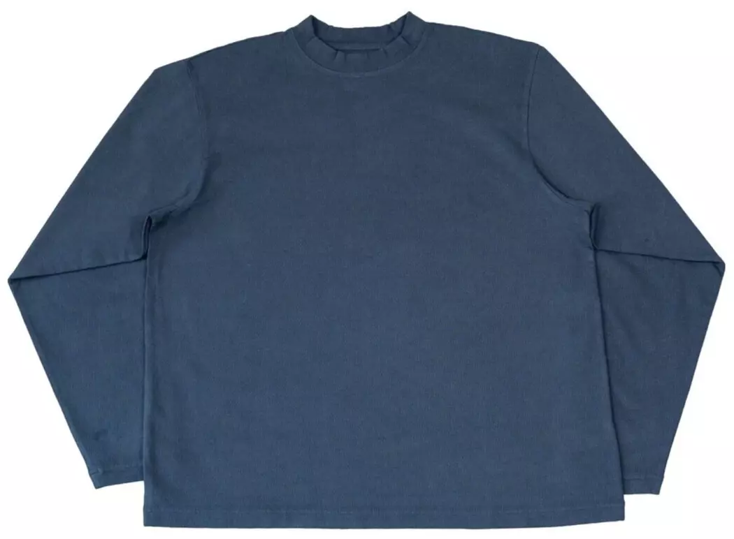 Yeezy Gap T Shirt Mens Size XL Long sleeve Unreleased Navy Blue New in Bag