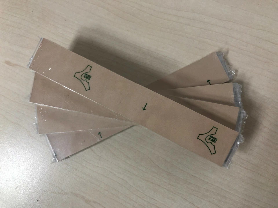 Apex Edge Pro Italian A-grade 2 (TWO) leather Strops on an aluminum blank NEW - Image 2 of 4