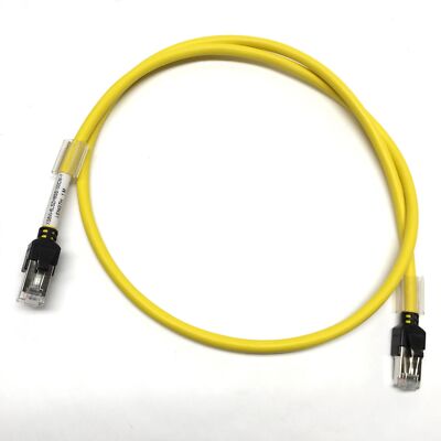 Omron XS6W-6LSZH8SS100CM-Y EtherCAT EtherNet/IP Network Cable RJ45 8-Pin 1m Long