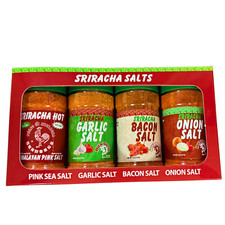 Sriracha Salt Gift Set 4 Pack Gourmet Seasoning Flavors
