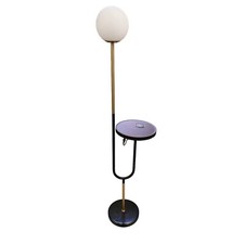 Lampada da terra a piantana con sfera attacco per lampade LED E27 design minimal