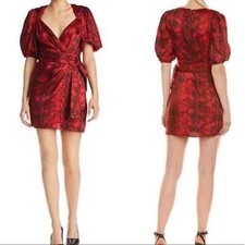 NWT Ronny Kobo Torrey Snakeskin-Print Mini Dress Size Large SALE!!!