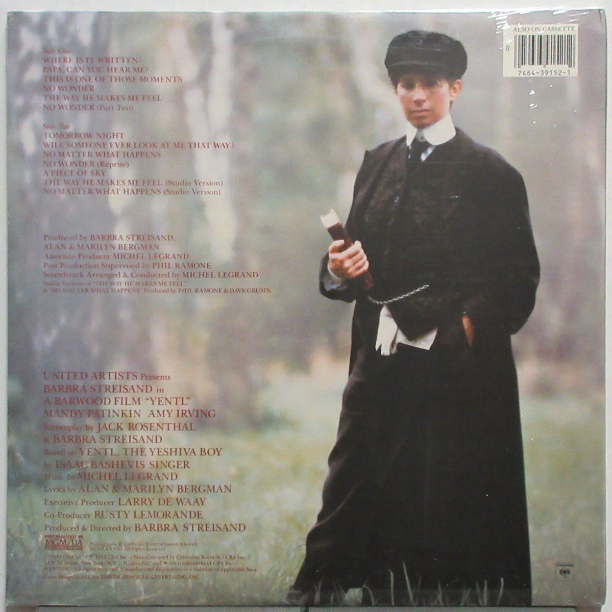 BARBRA STREISAND Yentel 1983 US ORG Soundtrack SEALED LP Michel