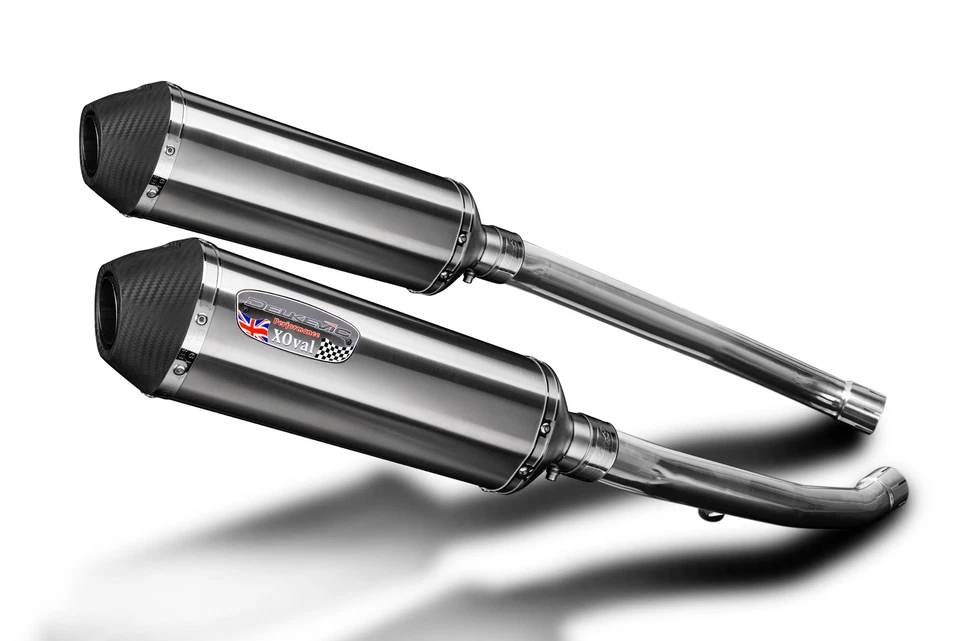 Kit silenciador de escape Kawasaki ZX-14R 2012-2023 13,5" X-OVAL AÇO INOXIDÁVEL - Imagem 2 de 4