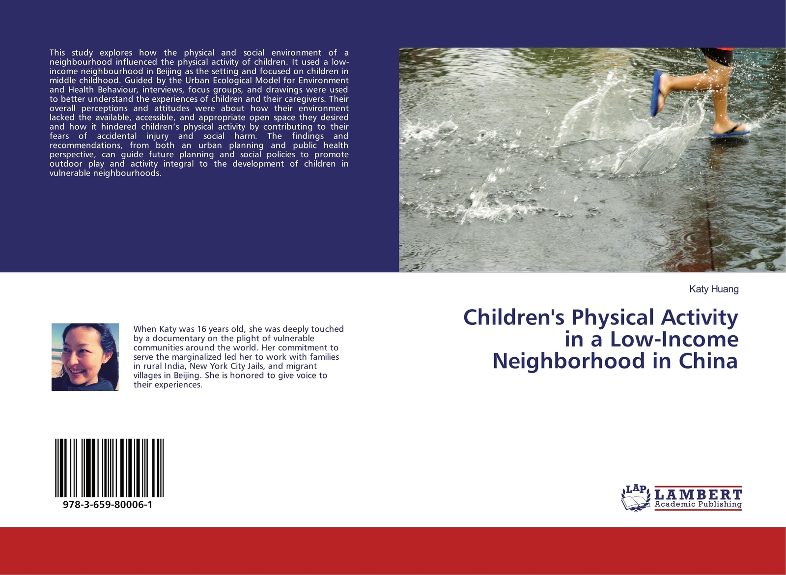 Katy Huang | Children's Physical Activity In A Low-income Neighborhood