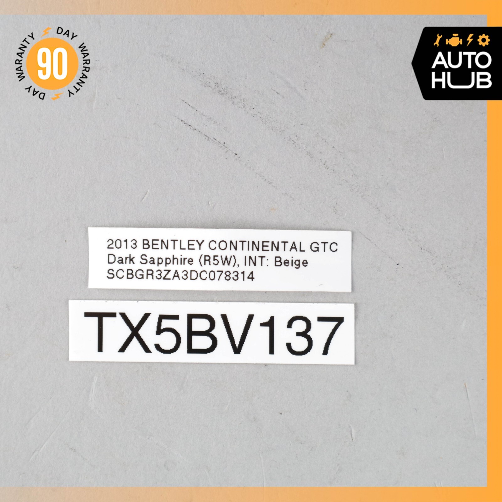 03-18 Bentley Continental GTC GT HVAC Heater Coolant Valve OEM 71k