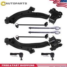 Front Lower Control Arm Ball Joint Tie Rod End Sway Bar For 2007-2011 HONDA CR-V