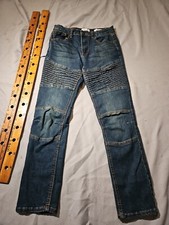 Ring Of Fire Jeans Youth Boys 14 Slim Denim Moto Biker Casual Preppy Pants