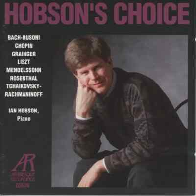 CD Ian Hobson Hobsons Choice Arabesque Recordings