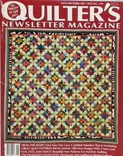 Vintage Lot of 10 Quilters Newsletter Magazine 1992 Complete Set Out of Print 