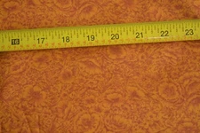 By 1/2 Yd, Vintage, Gold Calico on Gold Quilt Cotton, Peter Pan, B1338