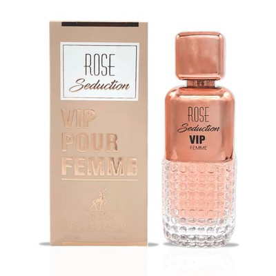Rose Seduction VIP Pour Femme Eau De Parfum Spray 100ML (3.4 OZ) By Maison Alham