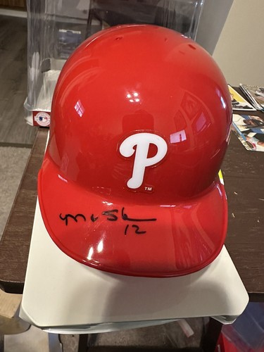 Minicasco autógrafo Matt Stairs Philadelphia Phillies