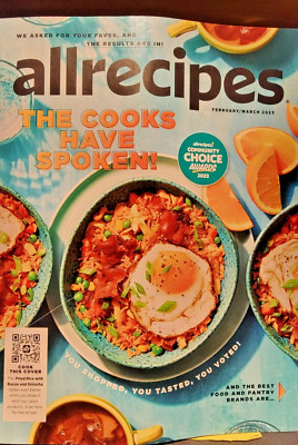 Allrecipes Magazine Sweet plus Heat & The Cooks Have Spoken. Feb/March 2023