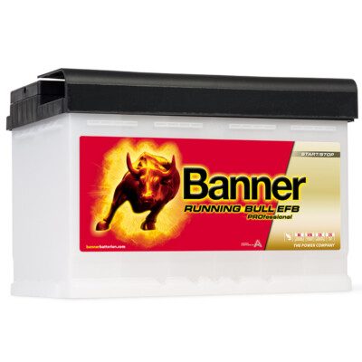 BANNER 57511 Running Bull EFB Pro Batterie 75AH 12V Start Stop ersetzt 70Ah