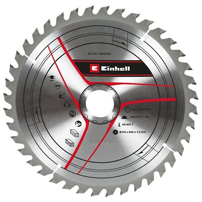 Einhell Stat. Sägen-Zubehör Sbl D 210x30x1,8 Z40