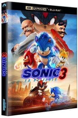 SONIC 3 LA PELICULA BLU RAY 4K ULTRA HD  ESPAÑOL NUEVO CASTELLANO PRECI