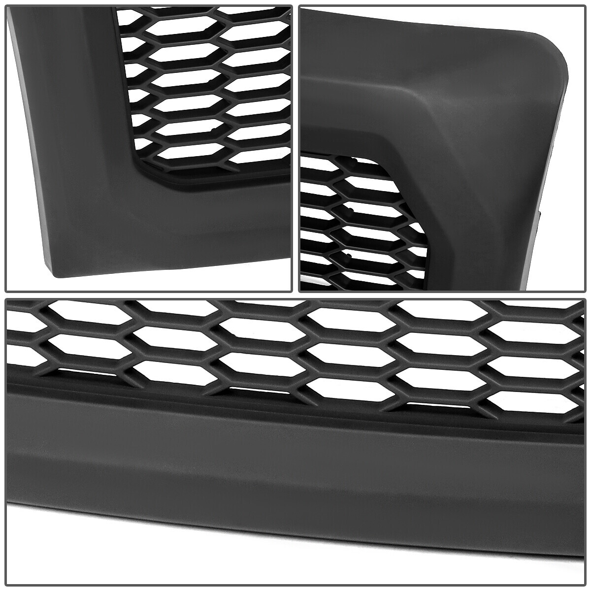 MESH]FOR 0914 FORD F150 F150 MATTE BLACK FRONT BUMPER