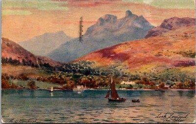 Lock Lomond, The Cobler Tucks 7537 Vintage Postcard U51