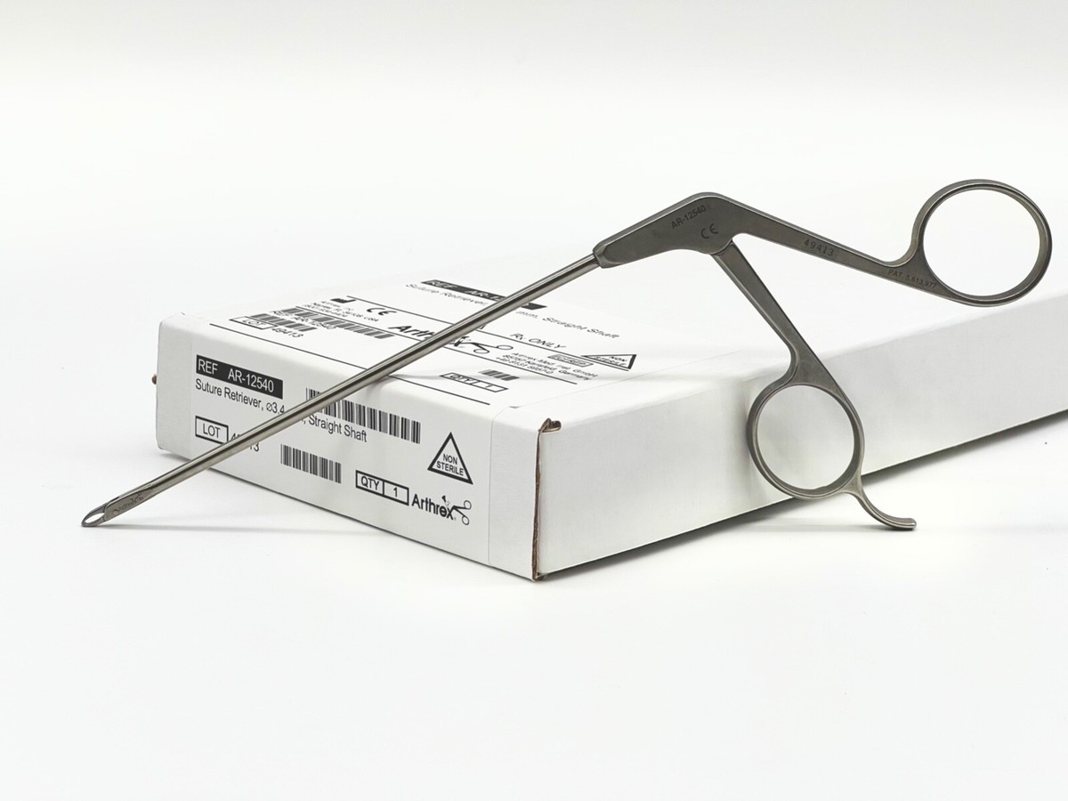 Arthrex AR-12540 Suture Retriever, 3.4 mm, Straight Shaft | eBay