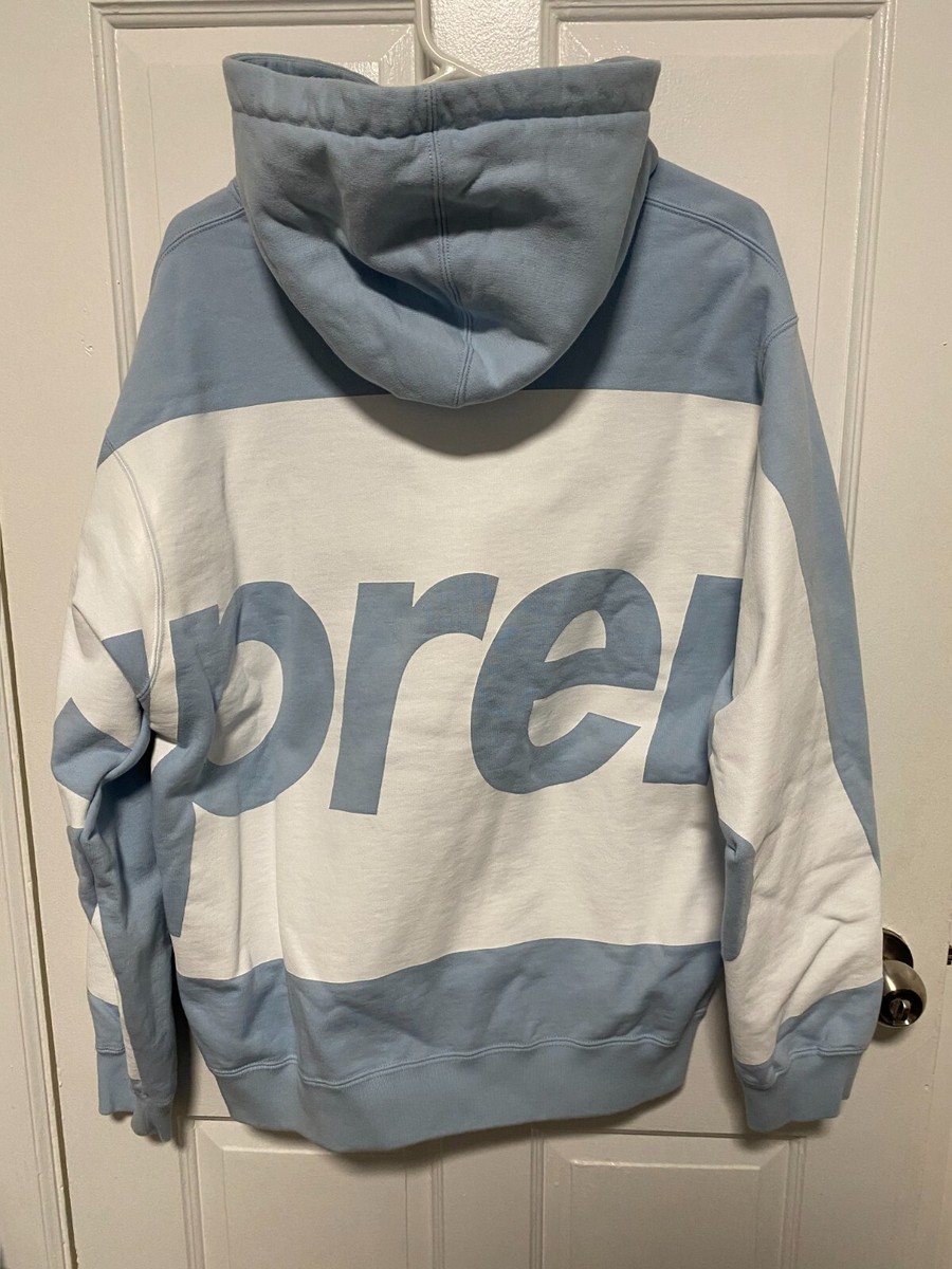 SUPREME Big Logo Hooded Sweatshirt (Light Blue) | eBay SUPREME Big Logo Hooded Sweatshirt (Light Blue) | eBay