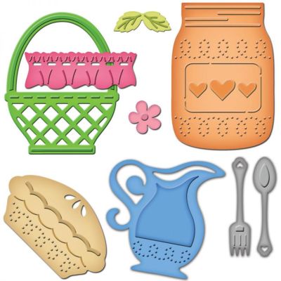 Spellbinders Shapeabilities Homespun by Nina B Desings S5-142 Scrapbooking
