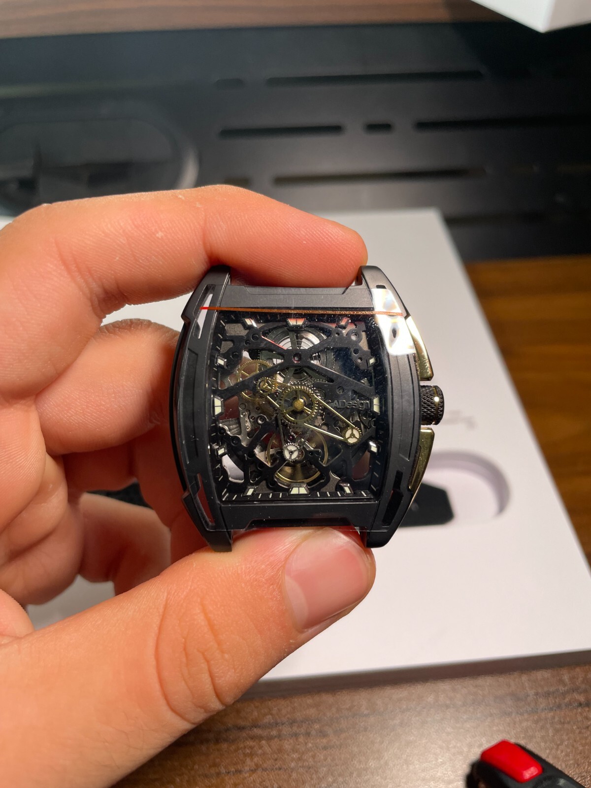 Motus | Orologio Scheletrico Automatico In Acciaio Inossidabile Color Argento P