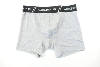Layer 8 Grau Minzgrün Klein Qwick-Dry Performance Boxer Slip Unterwäsche Herren