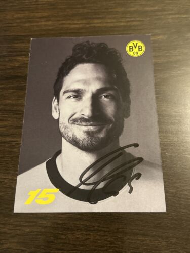 Originalsignierte Autogrammkarte Mats Hummels - Borussia Dortmund 2023/2024 - Afbeelding 1 van 1