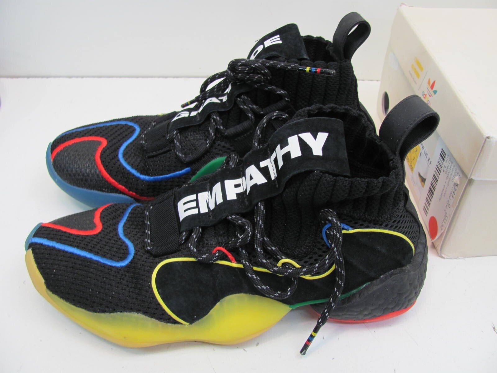 Gorgeous Sneaker! Adidas Crazy BYW LVL x Pharrell Gratitude and Empathy  Size 8.5