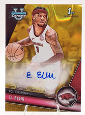 2023-24 Bowman U Chrome #BCPA-EE El Ellis Prospects Auto Gold Lava Refractor /50