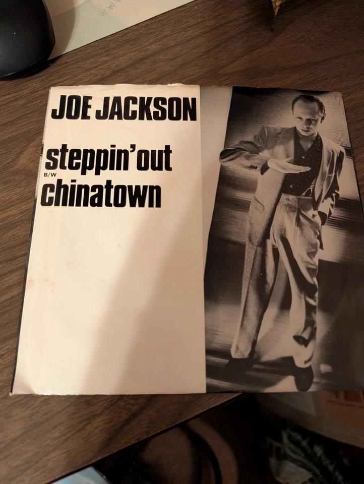 Joe Jackson Stepping Out 45 Record Released In 1982 Very Good Condition - image 1 of 1