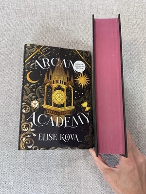 Arcana Academy Elise Kova Signed Waterstones Edition With Detailed Spine New
