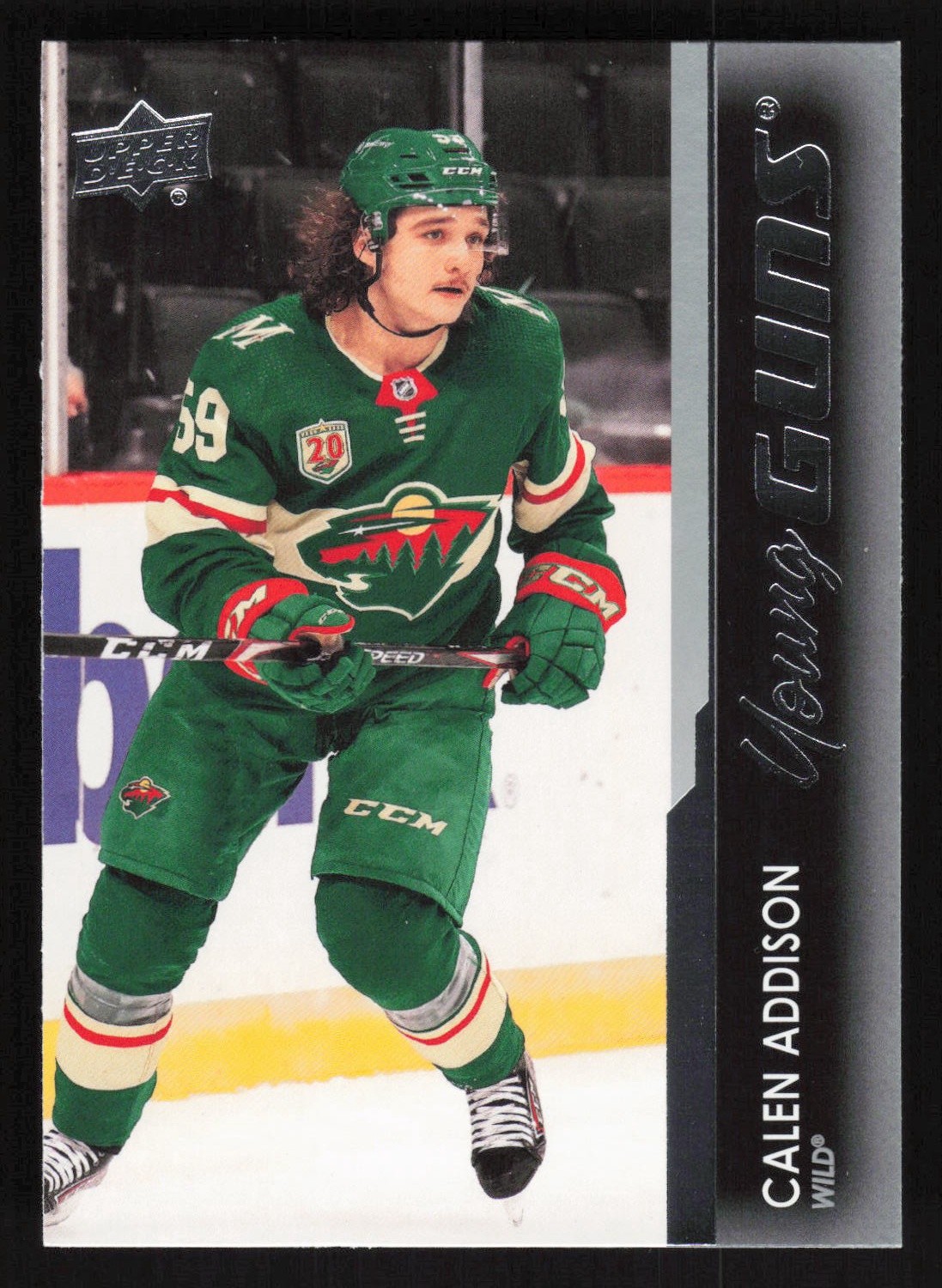 2021-22 Upper Deck #227 Calen Addison Young Guns Rookie Card