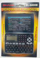 Sharp Electronic Organizer Memo Master EL-6800B Phonebook PDA w/ Game SEALED