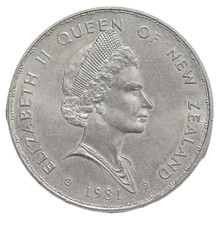 Nouvelle-Zélande - Elizabeth II (1952-2022), 1 Dollar, 1981