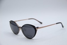 NEW TAKUMI TK1189 090 BLACK GOLD AUTHENTIC CLIP-ON SUNGLASSES 52-17