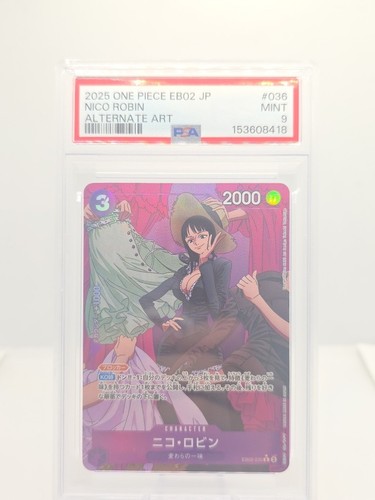 Nico Robin (Alternate Art) graded PSA 9 for sale on eBay