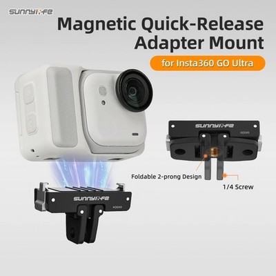 Magnetic Quick-release Adapter For Insta360 GO Ultra Expansion Base Accessorie
