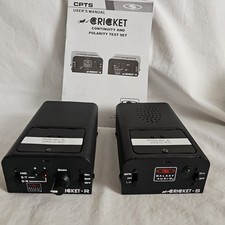 Galaxy Audio CPTS Cricket Polarity Test Set Cricket-S Cricket-R & Manual Unteste