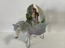 Schleich Bayala Fairy Horse & Elf w Bird Wings Glitter Fantasy Lot