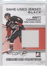 2009-10 ITG Heroes and Prospects Game-Used Jersey Black Brett Connolly #M-27 0c2