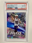 2024 Topps Chrome Drake Maye RC Finesse X Fractor PSA 10 Patriots Rookie