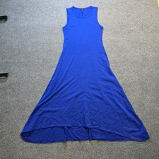 J Crew Dress Women Size Small Blue Maxi Sleeveless Flowy Stretch Capsule Minimal