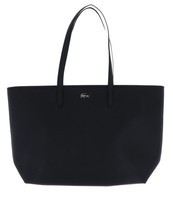 Lacoste Anna Zipped Shopping Bag Schultertasche Tasche Noir Farine Schwarz