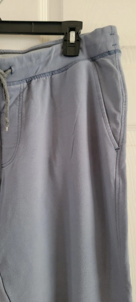 Pantalones de salón grandes vintage impermeables para hombre azules.    Foto 3 de 4