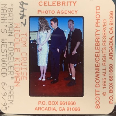 NICOLE KIDMAN TOM CRUISE 1995 Premiere Red Carpet Original 35mm Press Slide