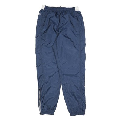 REEBOK Herren Jogginghose BLAU- S W26 L30 Polyester Mischung Slim Kegelförmig