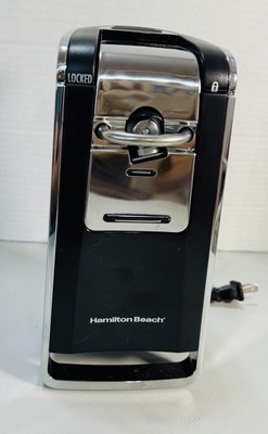 Auto Electric Can Opener One Touch Hands with Easy Push Down Lever, 76606AG EUC
